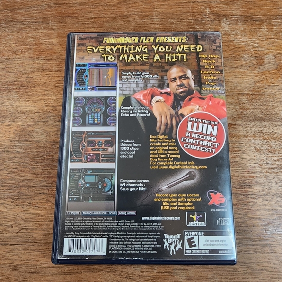 Sony Playstation 2 Funkmaster Flex's Digital Hitz Factory PS2 Game 2005 - Picture 4 of 4